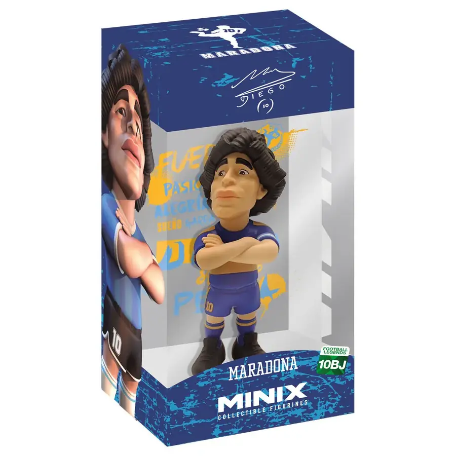 Figura Minix Boca Jr. Maradona 12cm