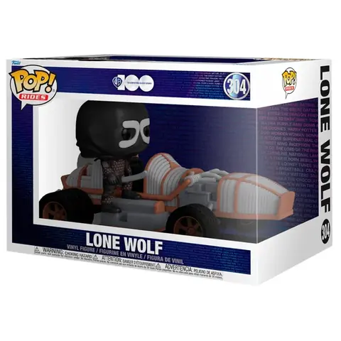 Figura POP Rides Super Deluxe Warner Bros 100th Mad Max The Road Warrior Lone Wolf