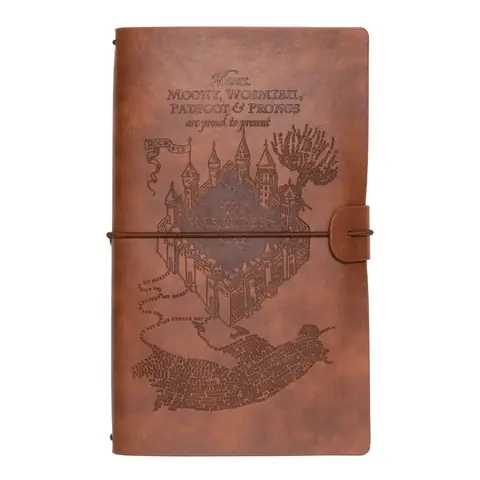 Cuaderno de viaje Mapa Merodeador Harry Potter