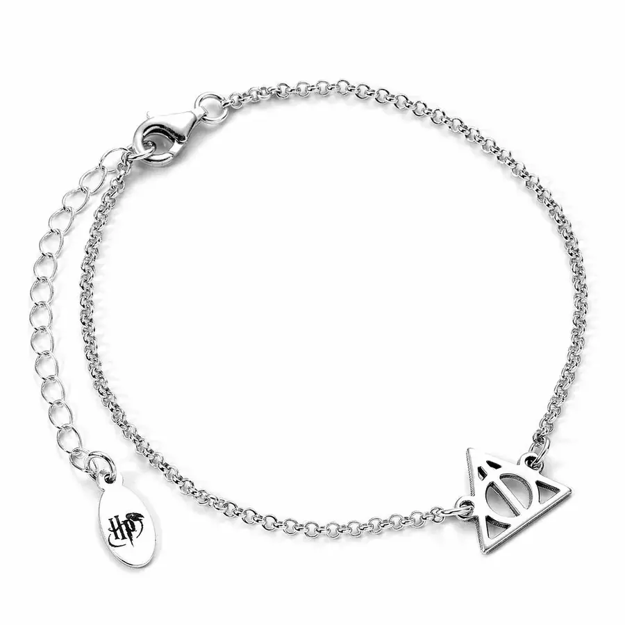 Pulsera Las Reliquias de la Muerte Harry Potter plata de ley