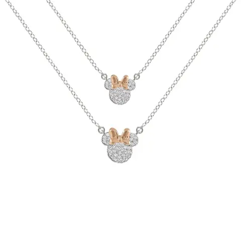 Set 2 Colgantes mama + hija Minnie Disney