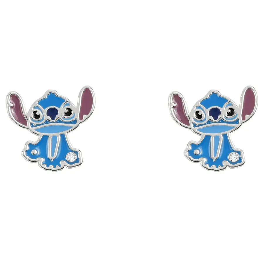 Pendientes Stitch Disney plata