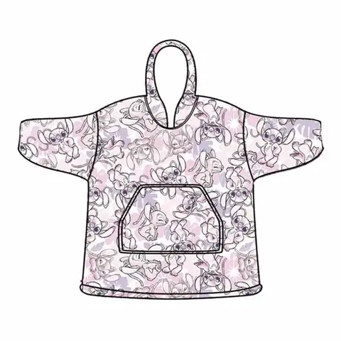 Bata sudadera oversize Angel Stitch Disney adulto