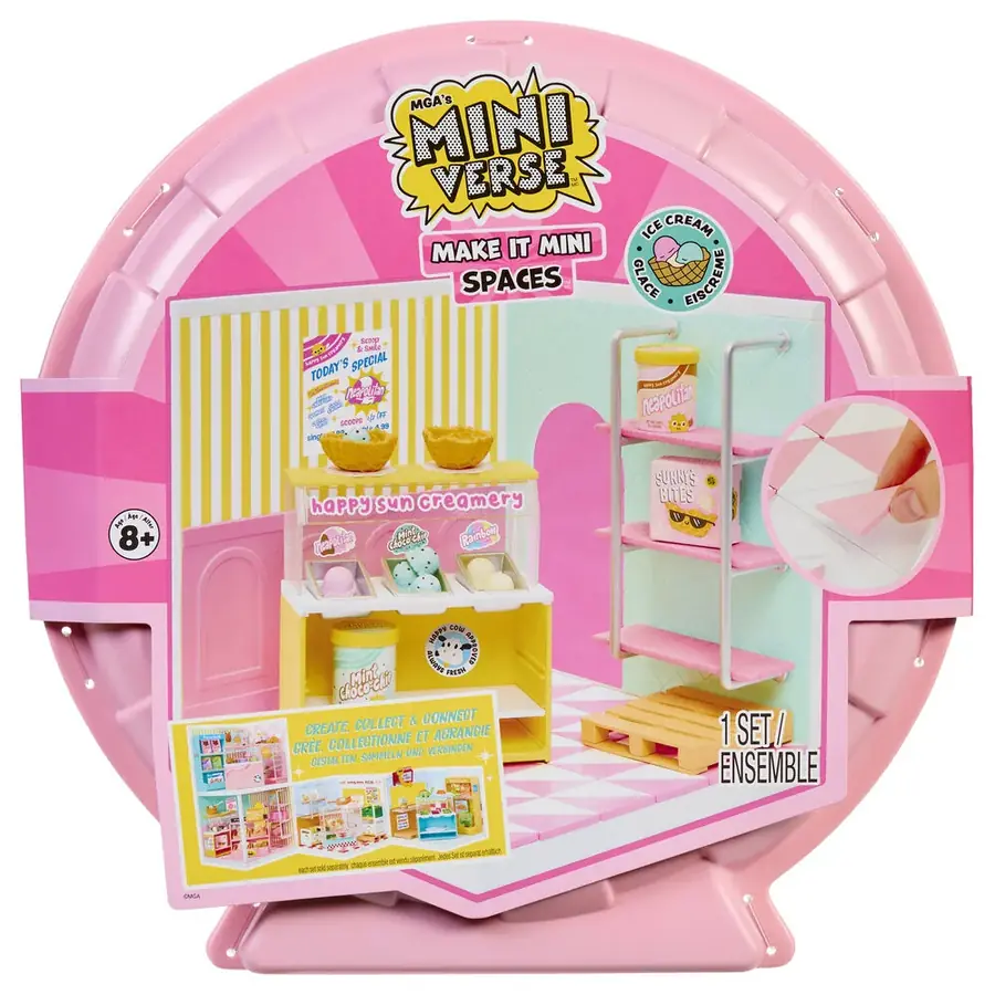Playset Miniverse Make It Mini Spaces Heladeria