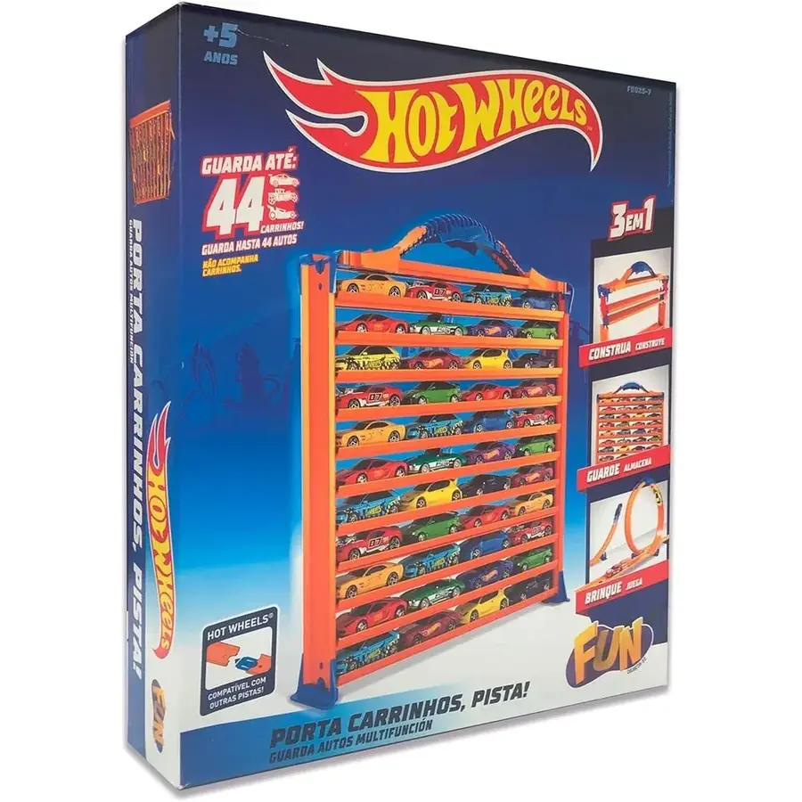 Maletin portacoches 3 en 1 Hot Wheels