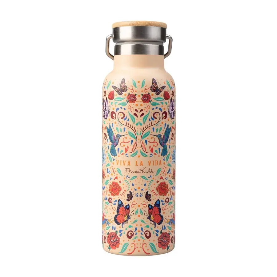 Botella acero inoxidable Viva la Vida Frida Kahlo 500ml