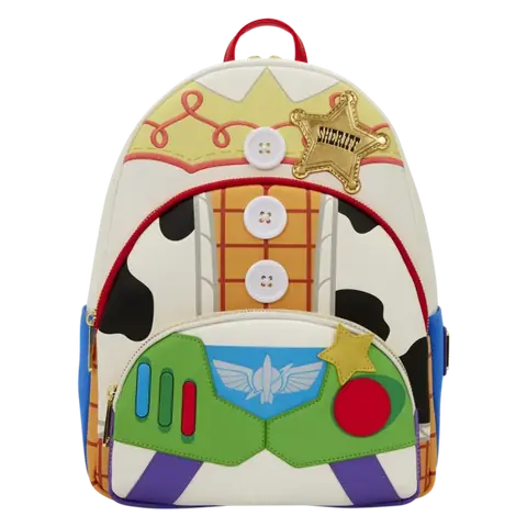 Mochila Jessie, Woody & Buzz Lightyear Toy Story 5 Disney Pixar Loungefly 31cm