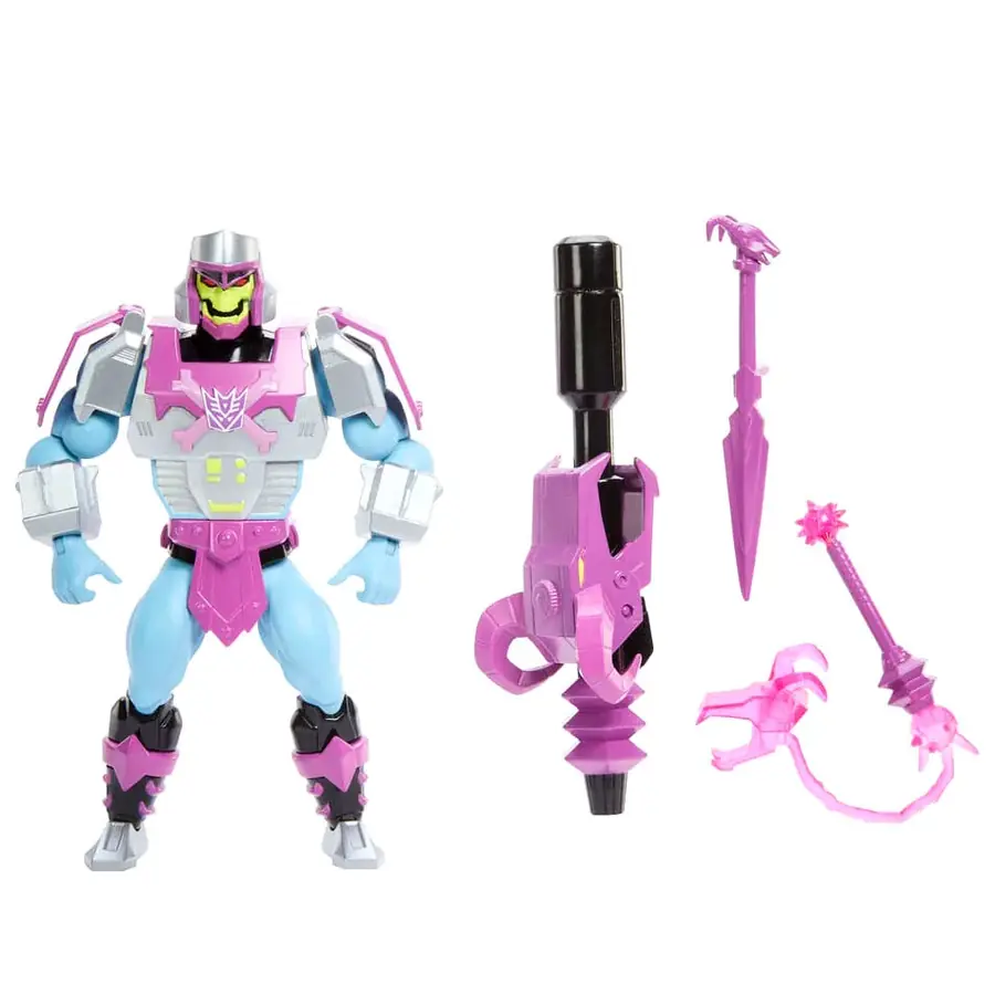 Masters of the Universe x Transformers Megatron Armor Skeletor figure 14cm