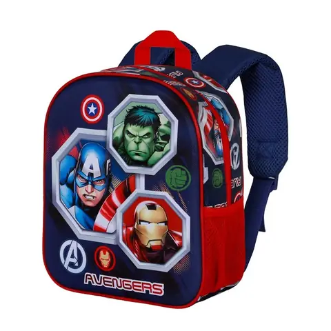 Mochila 3D Assemble Vengadores Avengers Marvel 31cm