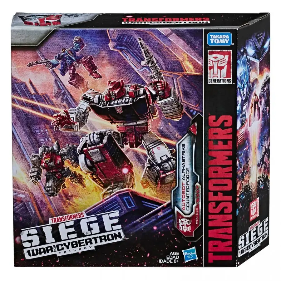 Transformers War For Cybertron Alphastrike Counterforce figure 13cm