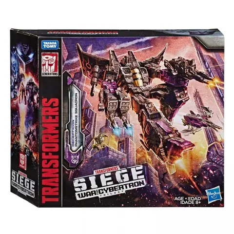 Transformers War For Cybertron Decepticon Phantomstrike Squadron figure 20cm