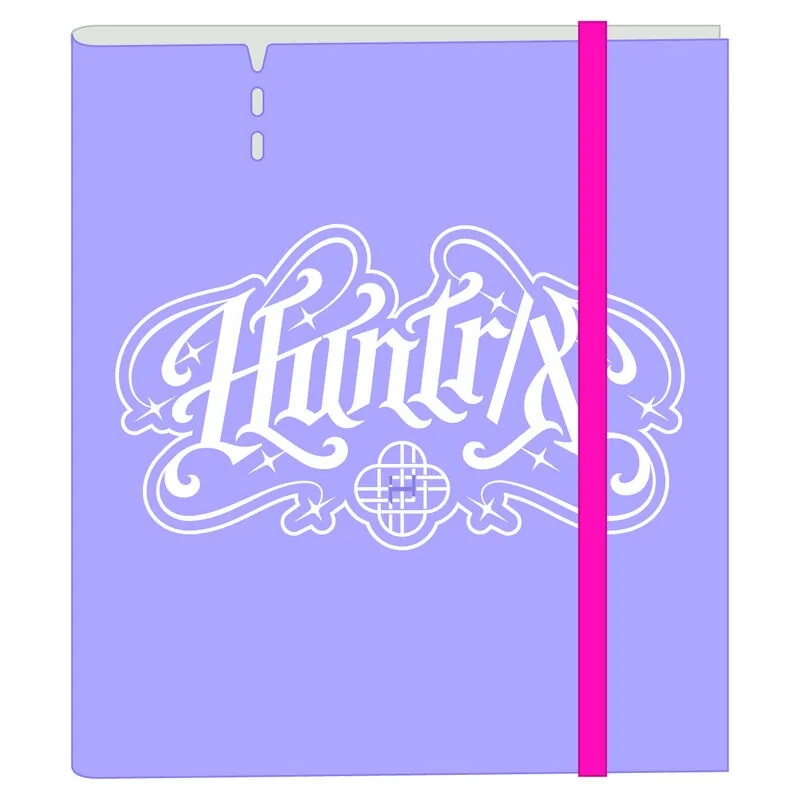 Carpeta Kpop Demon Hunters 4 anillas