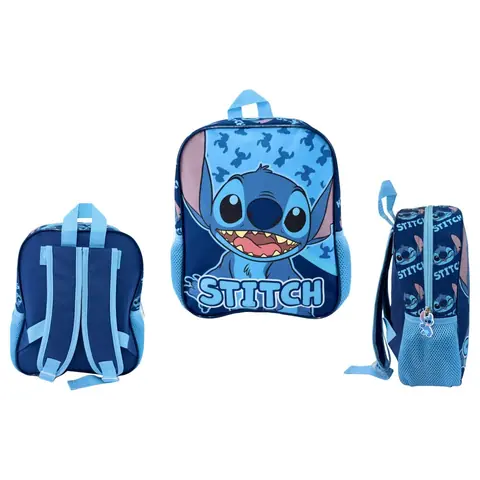 Mochila Abstract Stitch Disney 30cm