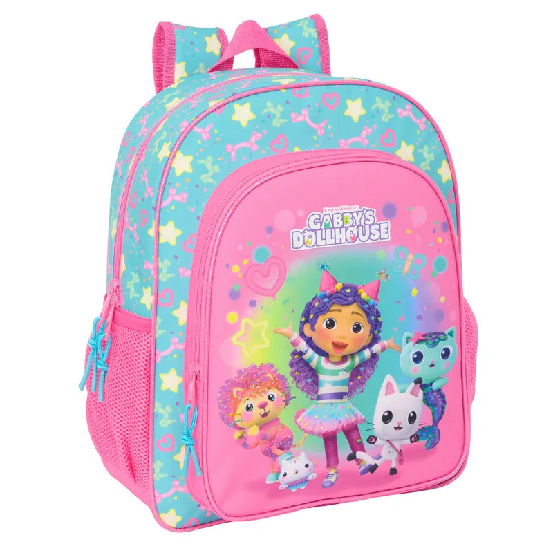 Mochila Confetti La Casa de Muñecas de Gabby 38cm adaptable