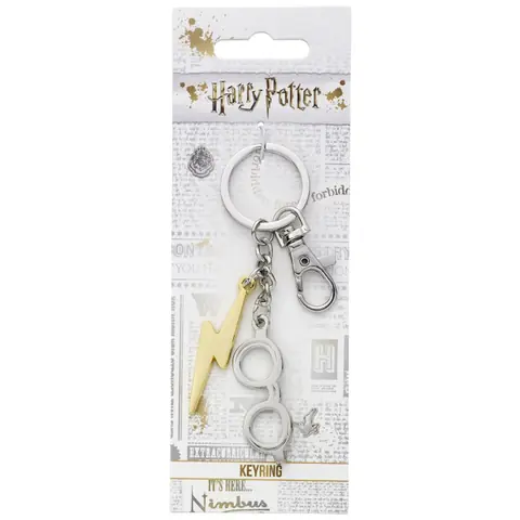 Llavero Lightning Bolt & Glasses Harry Potter