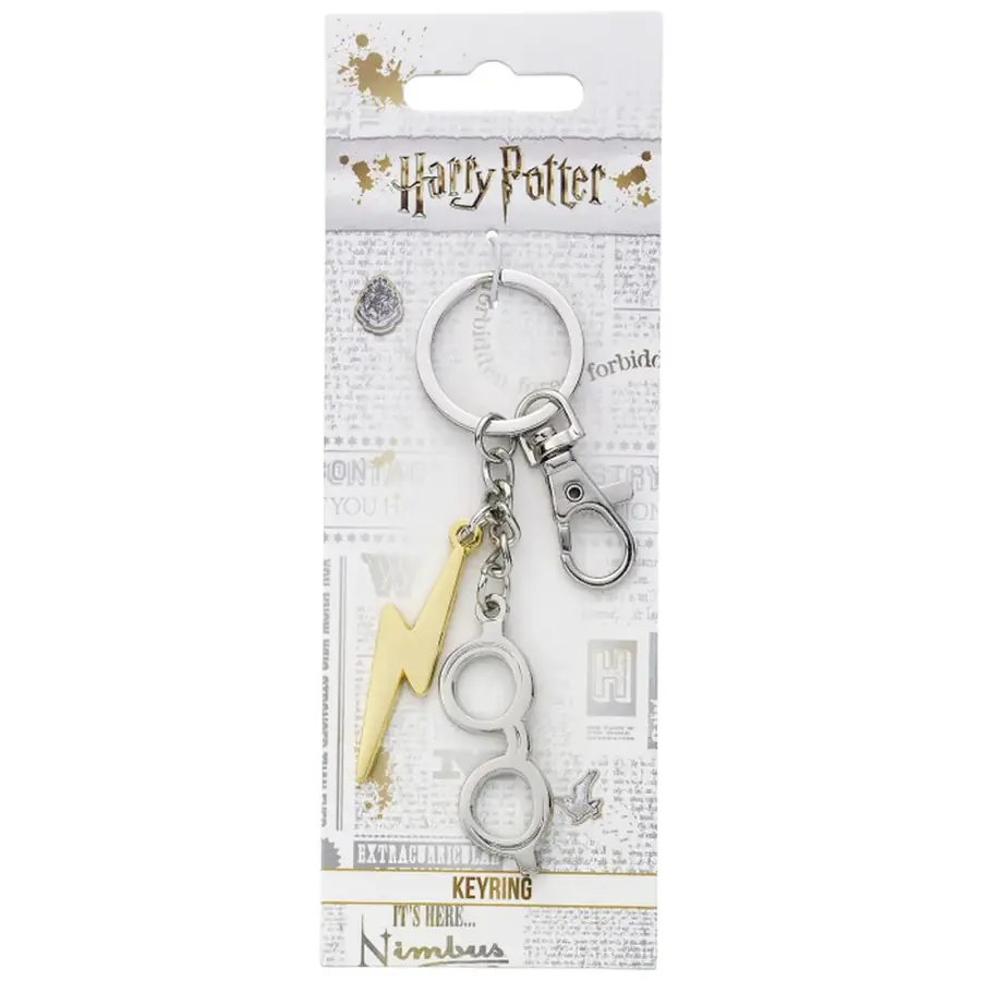 Llavero Lightning Bolt & Glasses Harry Potter