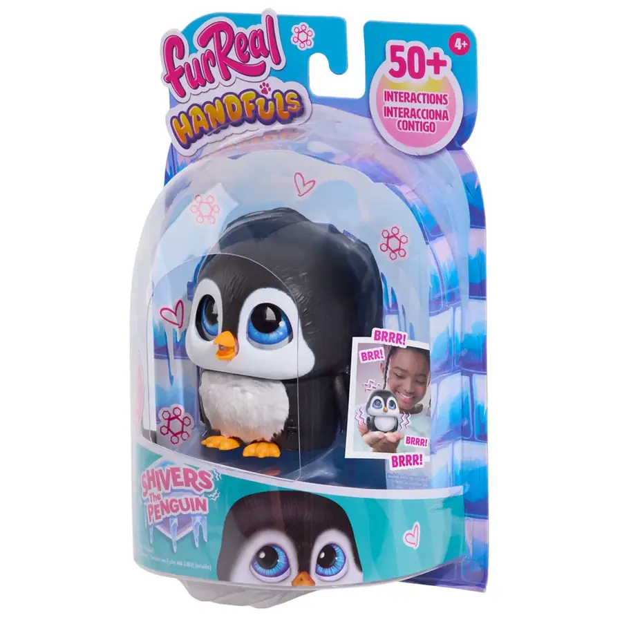 Muñeco interactivo Penguin FurReal Handfuls