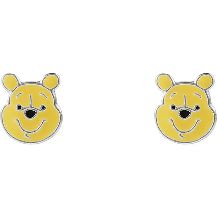Pendientes Winnie the Pooh Disney plata