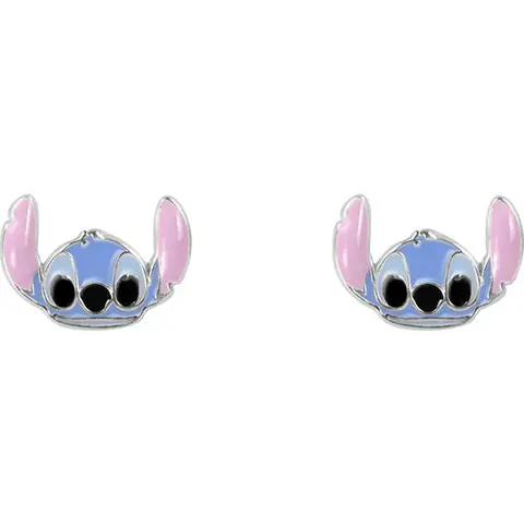 Pendientes Stitch Disney plata