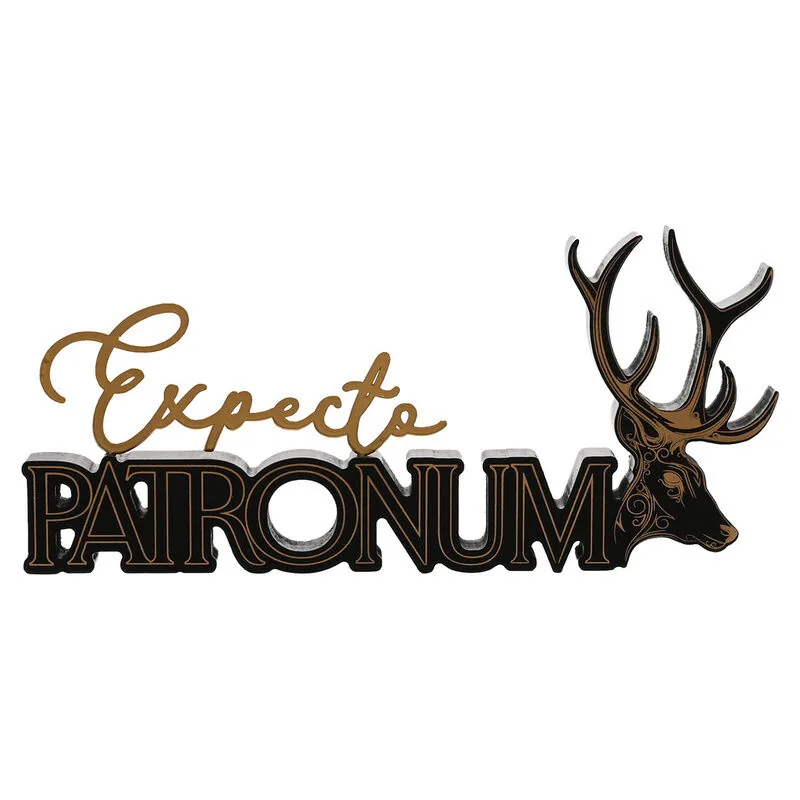 Letrero madera Patronum Harry Potter