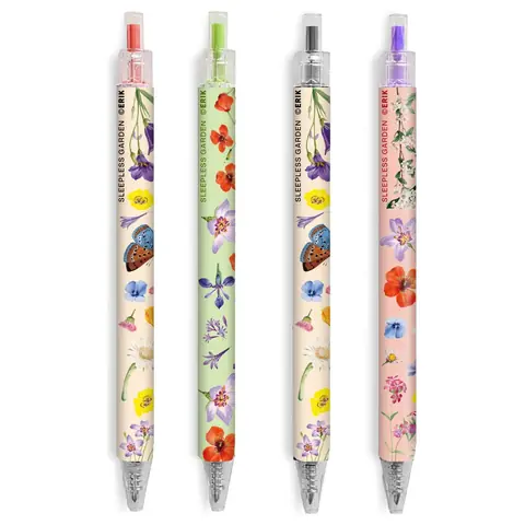 Sleepless Garden set of 4 pens