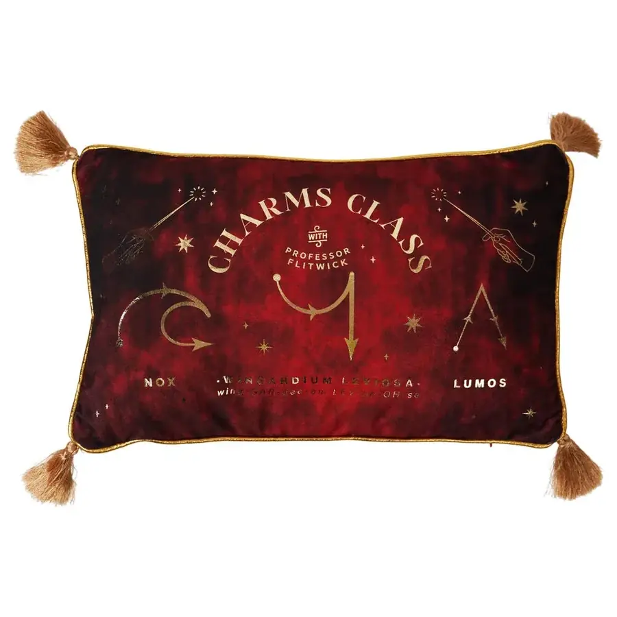 Cojin velvet Charms Class Harry Potter