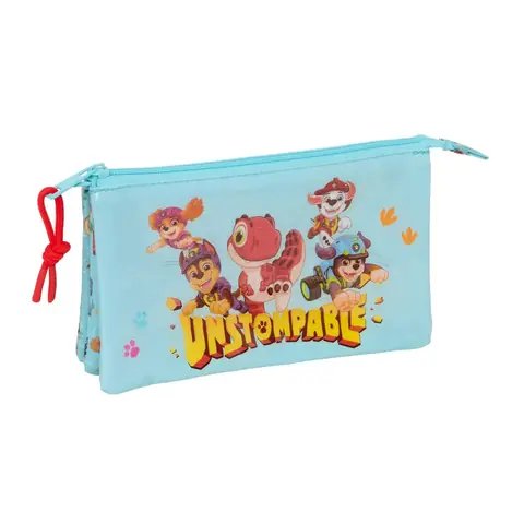 Portatodo Dino Rescue Patrulla Canina Paw Patrol triple