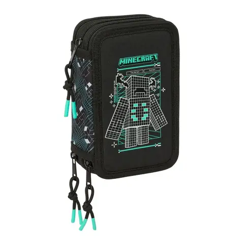 Plumier Screen Minecraft triple 37pzs