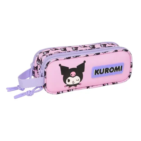 Portatodo Kuromi Hello Kitty doble