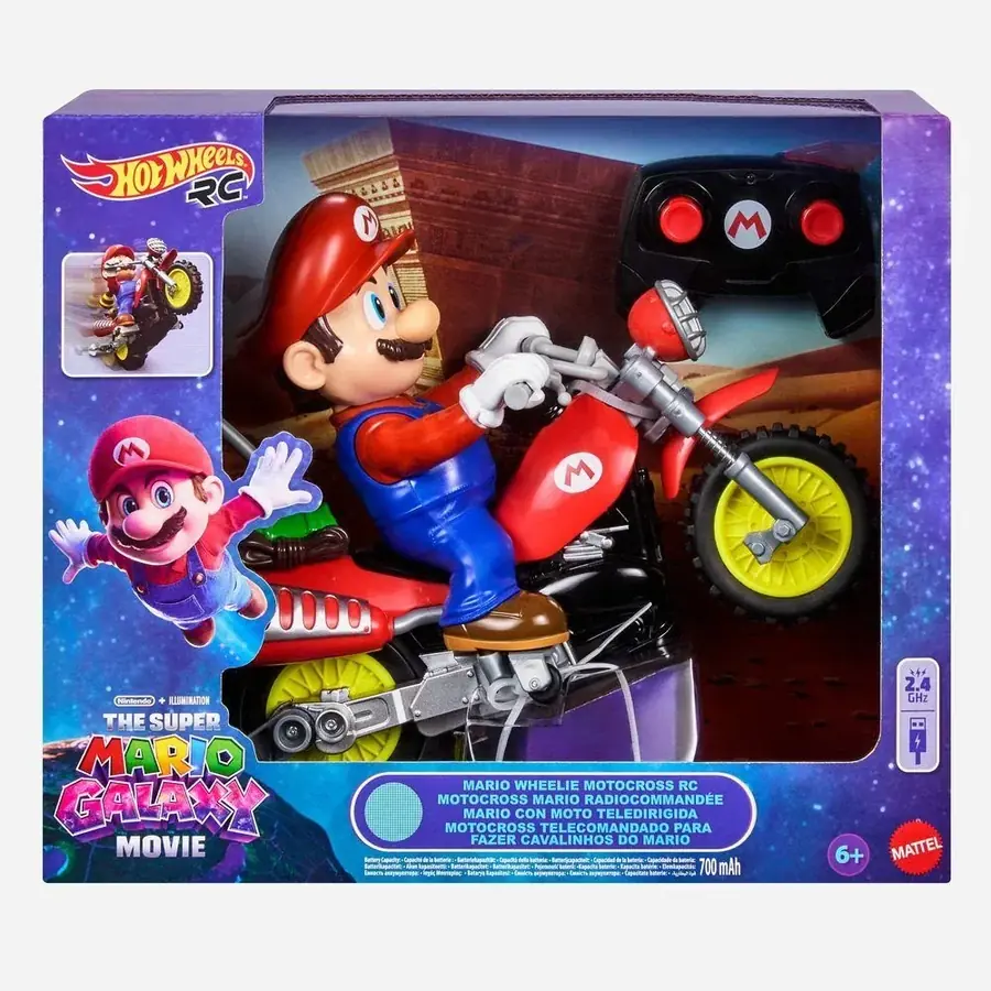 Moto Teledirigida Super Mario Galaxy Movie Super Mario Bros Hot Wheels