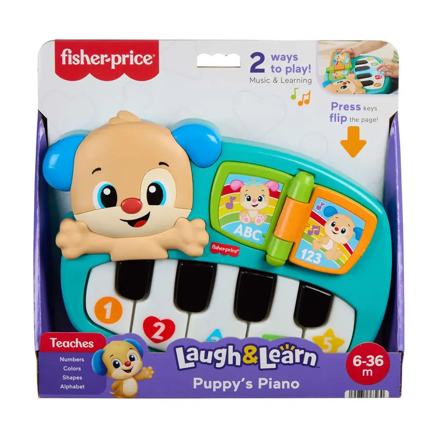 Piano Perrito Rie y Aprende