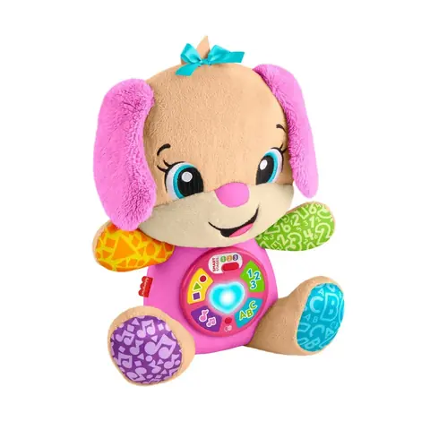 Peluche Perrita Aprende Conmigo Rie y Aprende
