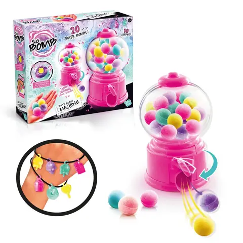 Slime Sensations bath bomb vending machine