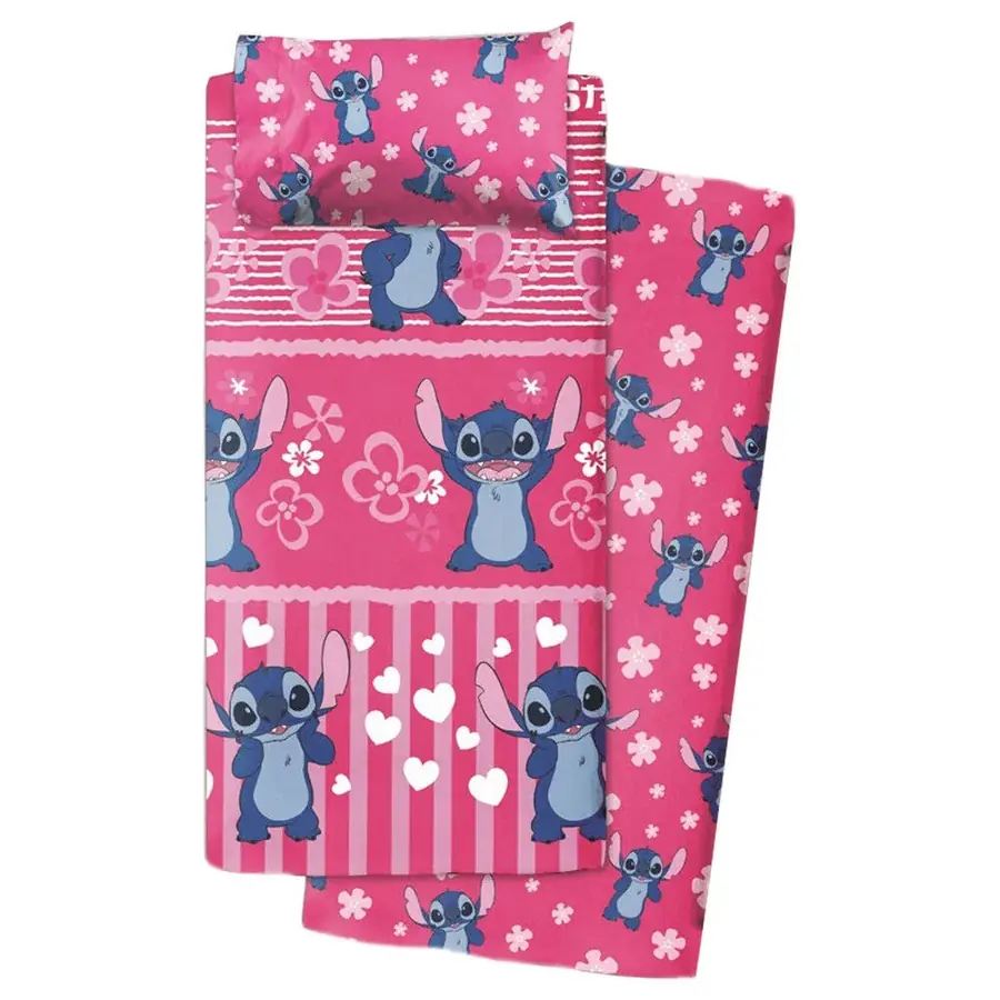 Juego sabanas Stitch Disney algodon 90cm