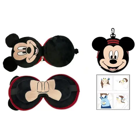 Cojin viaje antifaz Mickey Disney