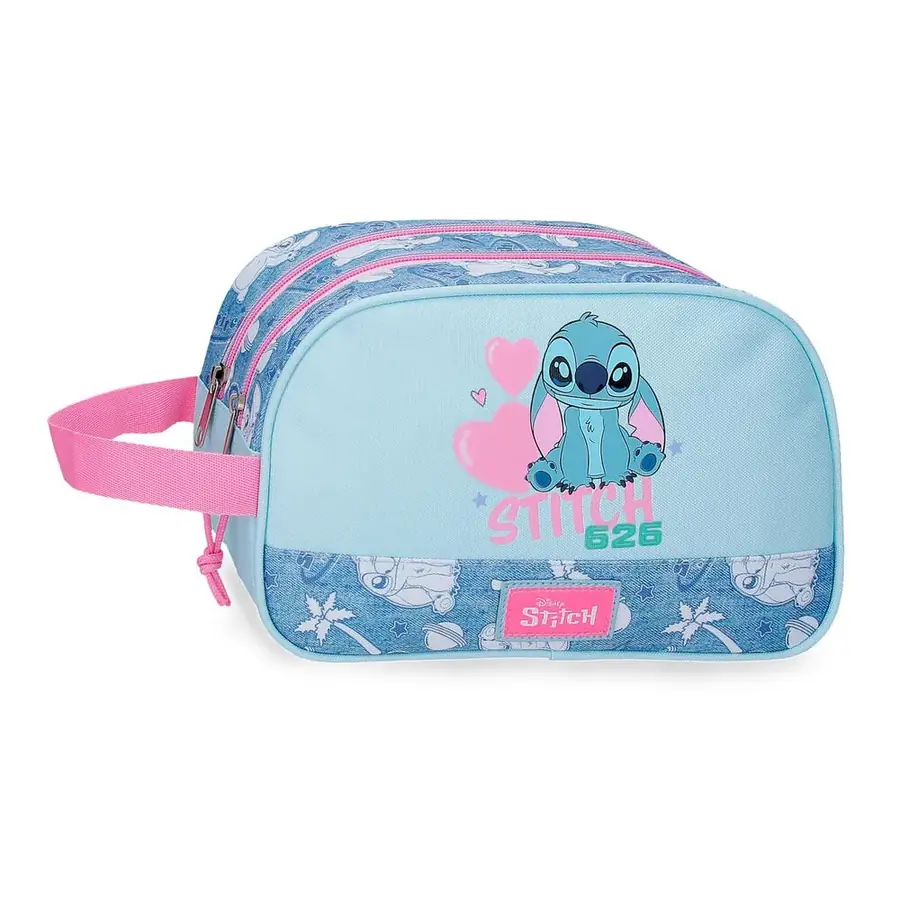 Neceser Hearts Stitch Disney adaptable