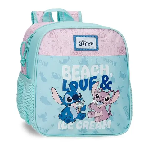 Disney Stitch Beach & Love adaptable backpack 25cm