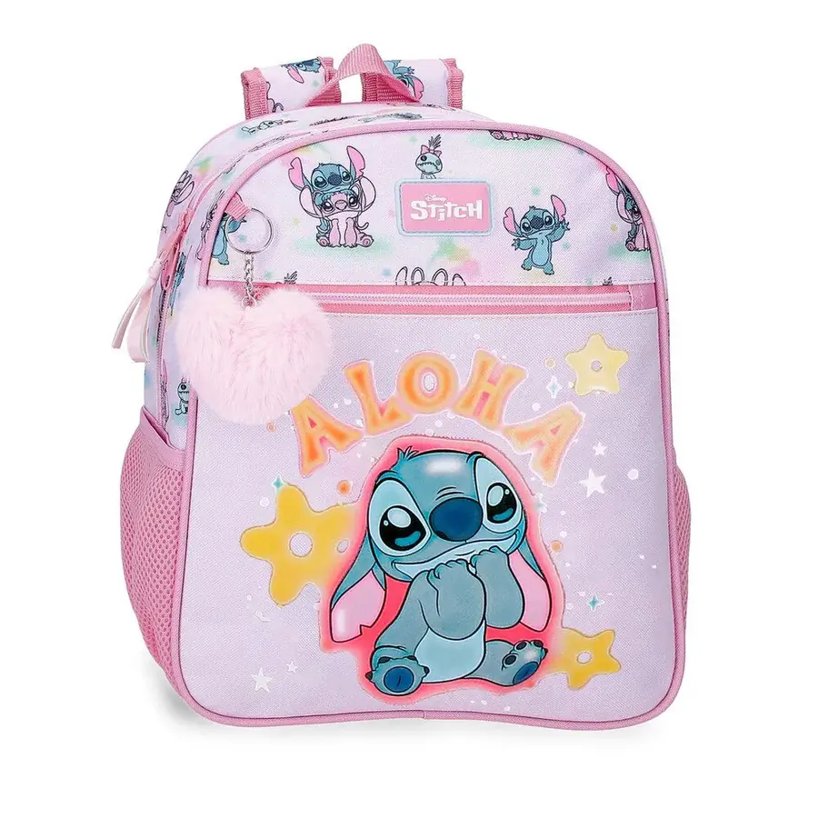 Mochila You & Me Stitch Disney 33cm adaptable