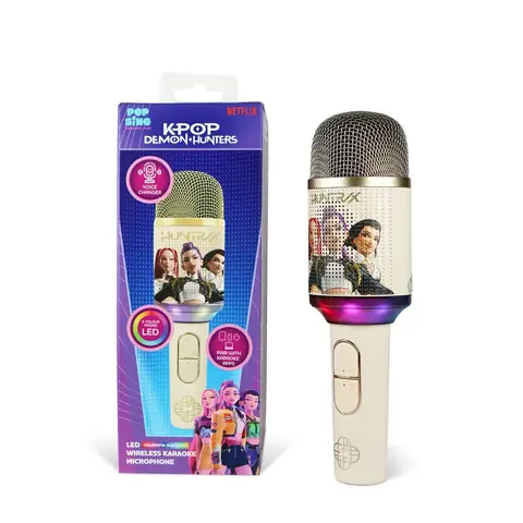 Micro Karaoke LED Golden Kpop Demon Hunter