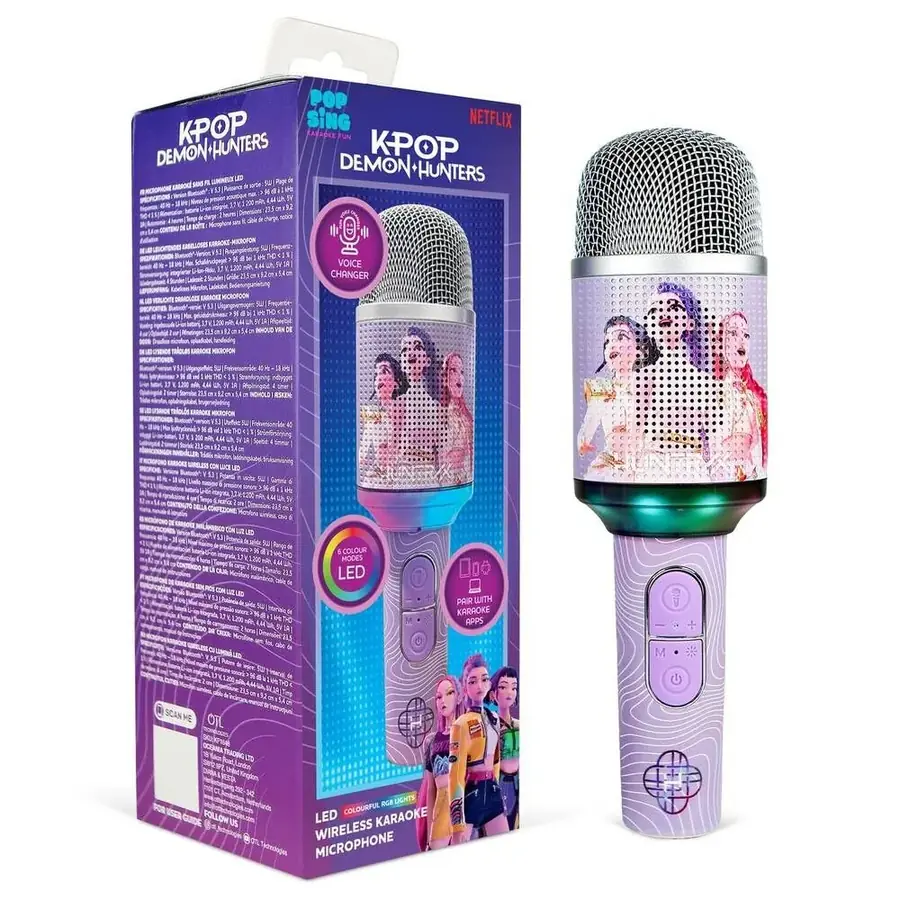 Micro Karaoke LED Kpop Demon Hunter