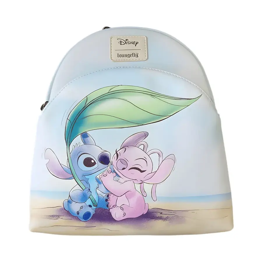 Mochila Beach Date Stitch & Angel Disney Loungefly 26cm