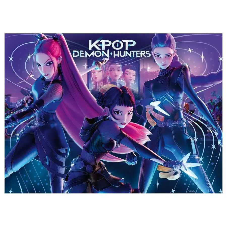 Puzzle Rumi, Mira & Zoey KPop Demon Hunters XXL 300pzs