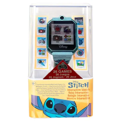 Reloj interactivo Stitch Disney