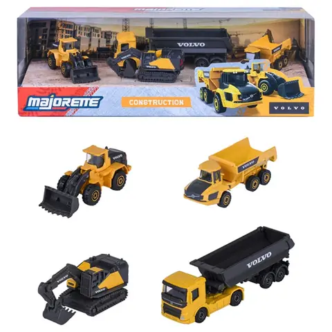 Set 5 vehiculos construccion Volvo