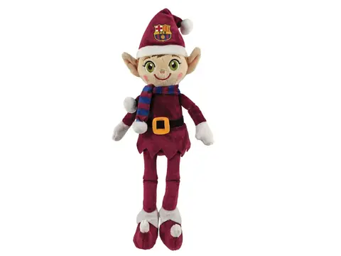 Peluche Elfo Navidad FC Barcelona 35cm