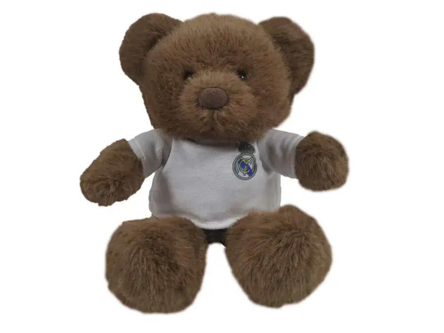 Peluche oso camiseta Real Madrid 20 cm