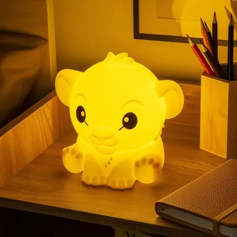 Luz silicona recargable SquishyGlo Simba El Rey Leon