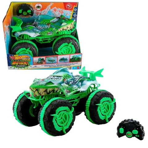 Coche Todoterreno radio control Mutant Chaos Monster Trucks Hot Wheels