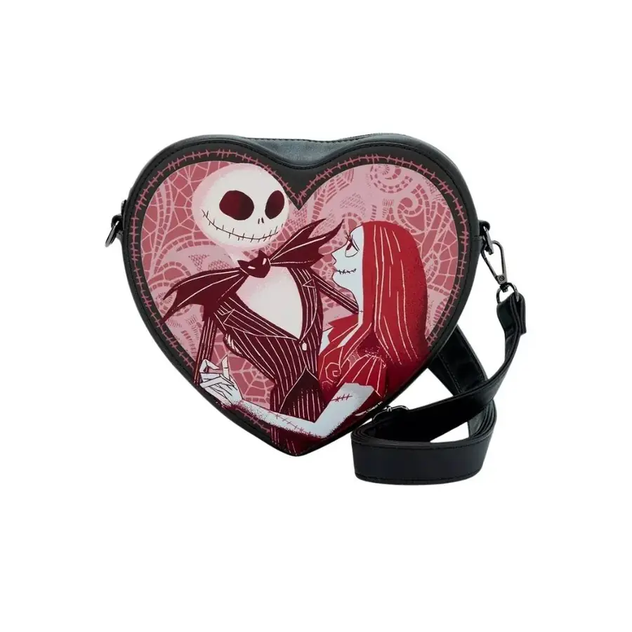 Bolso Bandolera Jack And Sally Heart Pesadilla Antes De Navidad Disney Loungefly