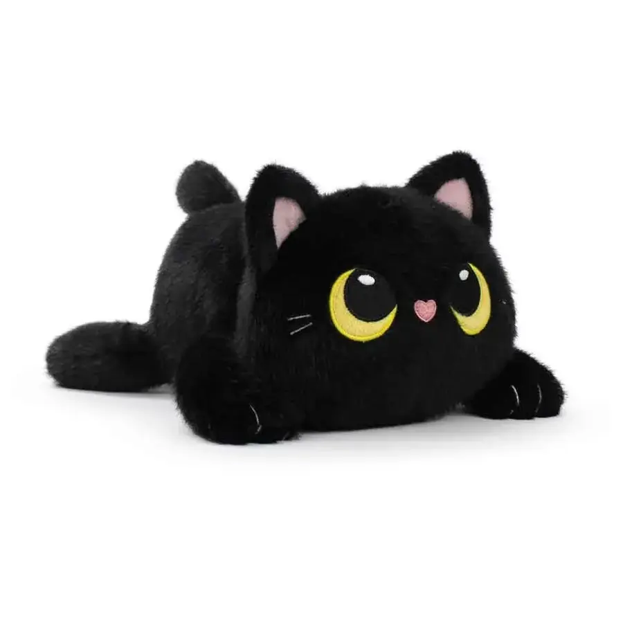 Peluche Black Cat Mushy Friends 28cm